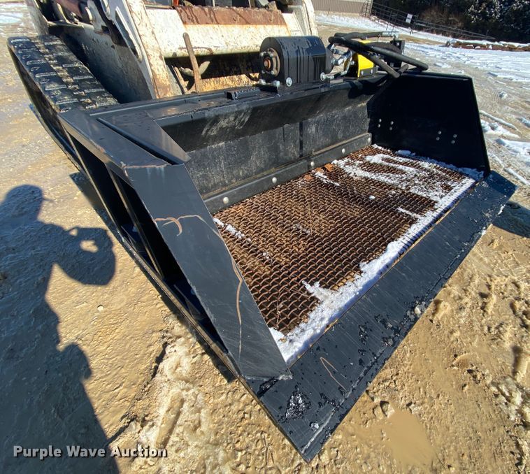 image for item HR9410 Rimlinger skid steer screening bucket