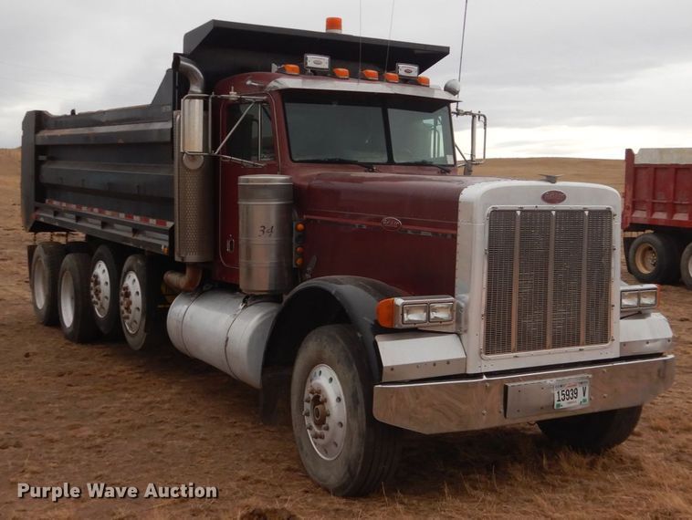 image for item HS9769 1991 Peterbilt 379  dump truck