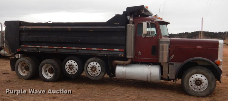 image for item HS9769 1991 Peterbilt 379  dump truck