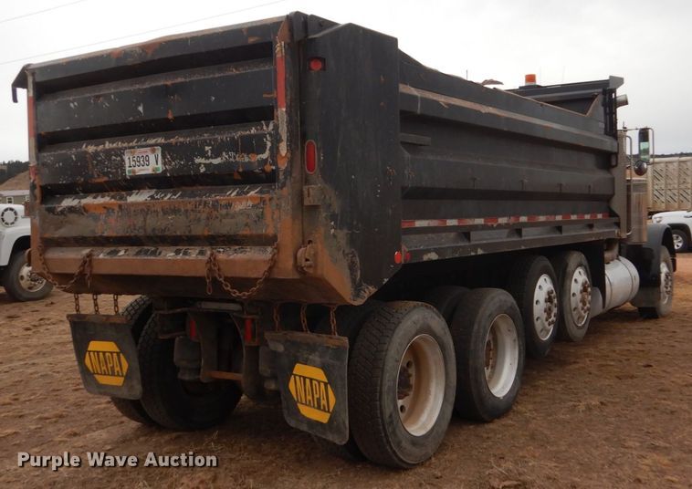 image for item HS9769 1991 Peterbilt 379  dump truck