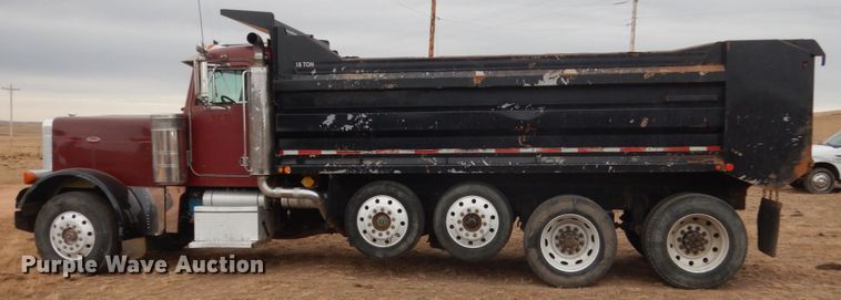 image for item HS9769 1991 Peterbilt 379  dump truck