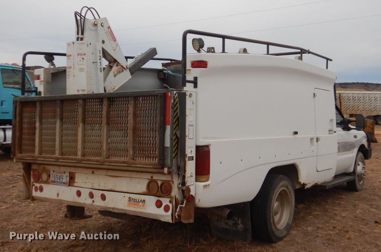 image for item HS9771 1999 Ford F450 Super Duty  service / utility truck with crane