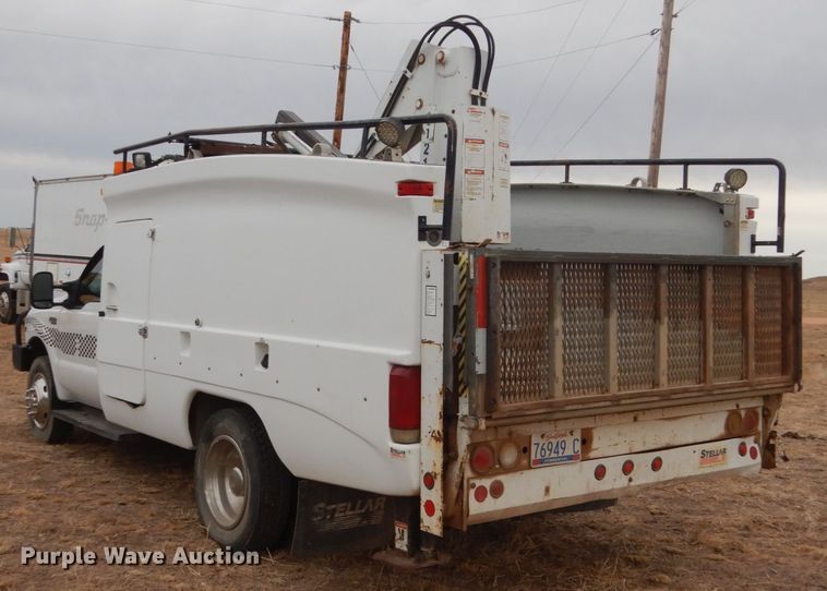 image for item HS9771 1999 Ford F450 Super Duty  service / utility truck with crane