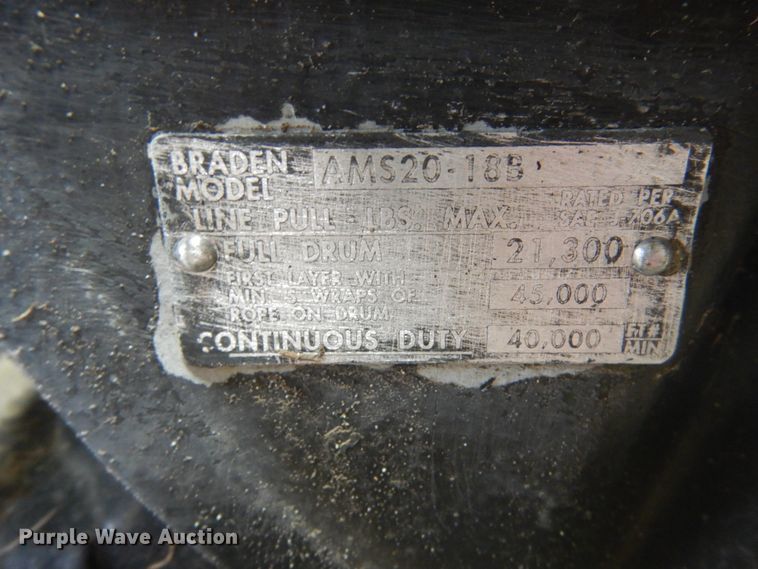 image for item HS9821 Braden winch