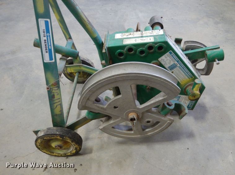 image for item HS9822 Greenlee 1818 conduit bender