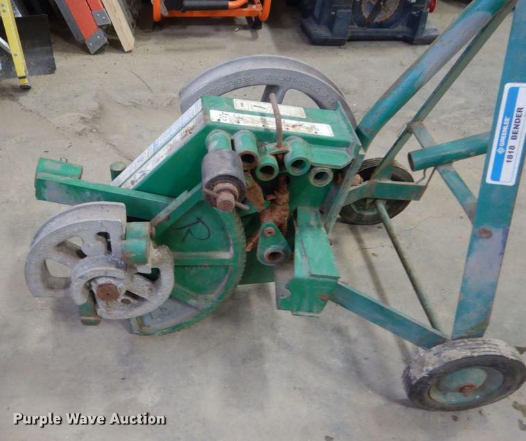 image for item HS9822 Greenlee 1818 conduit bender