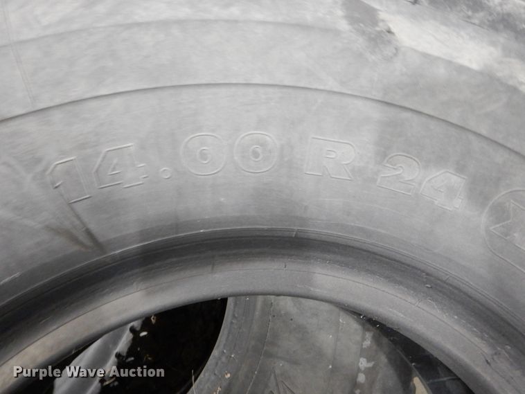 image for item HS9824 (3) Michelin 14.00R24 tires