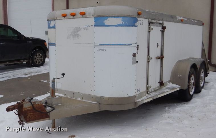 image for item HS9829 1995 Sooner enclosed cargo trailer