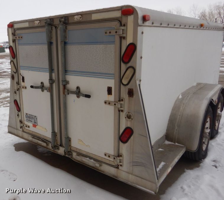 image for item HS9829 1995 Sooner enclosed cargo trailer
