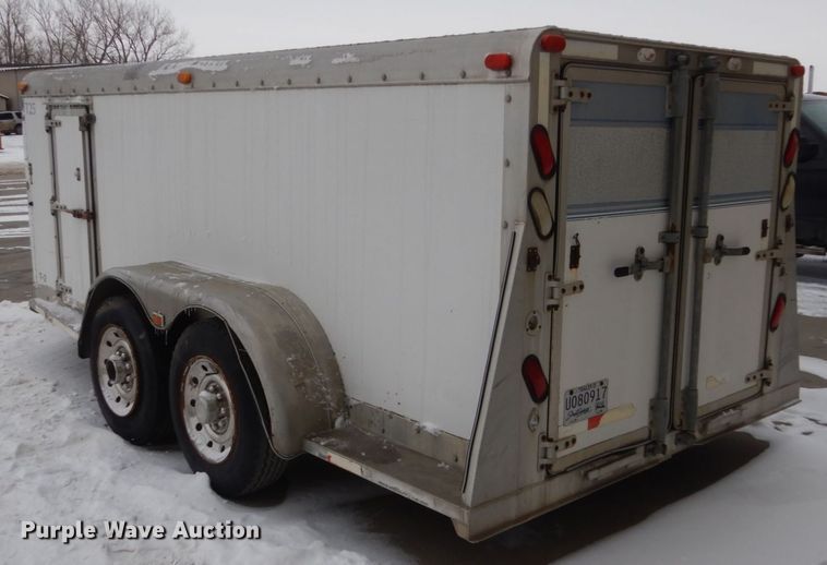 image for item HS9829 1995 Sooner enclosed cargo trailer