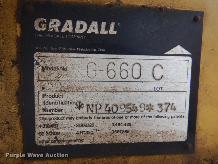 image for item HS9831 Gradall G660C excavator