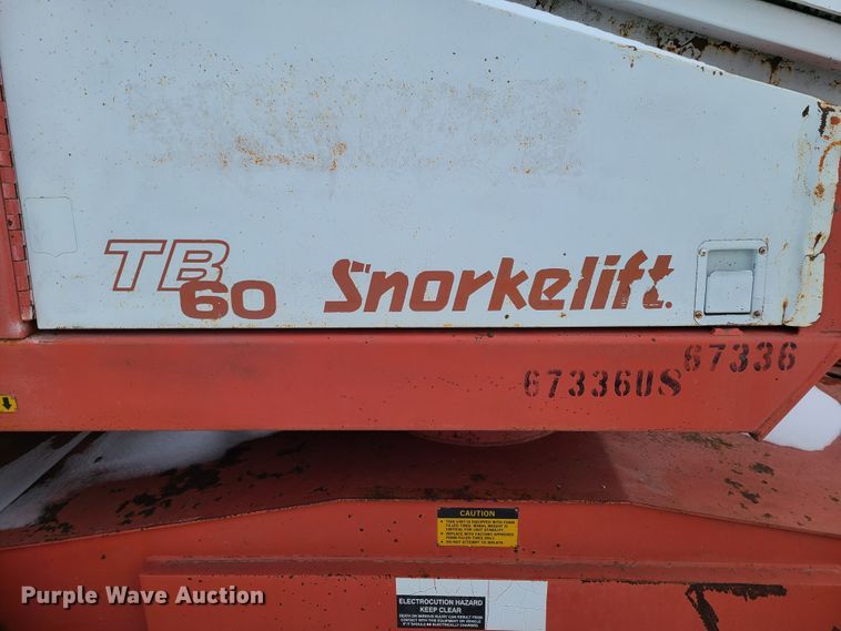 image for item HS9833 Snorkelift A60R  boom lift