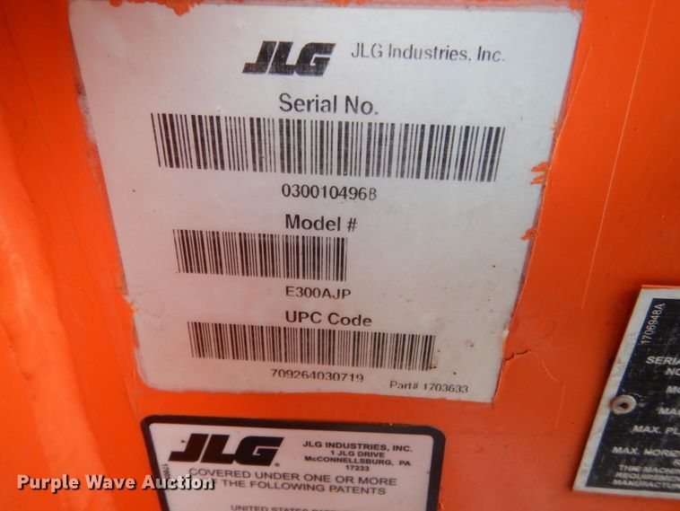 image for item HS9912 JLG E300AJP  boom lift