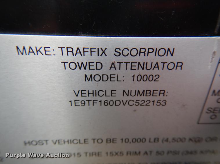image for item HX9545 1997 Traffix Scorpion 10002  crash attenuator