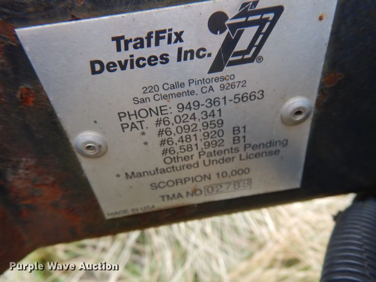 image for item HX9546 Traffix Scorpion  crash attenuator