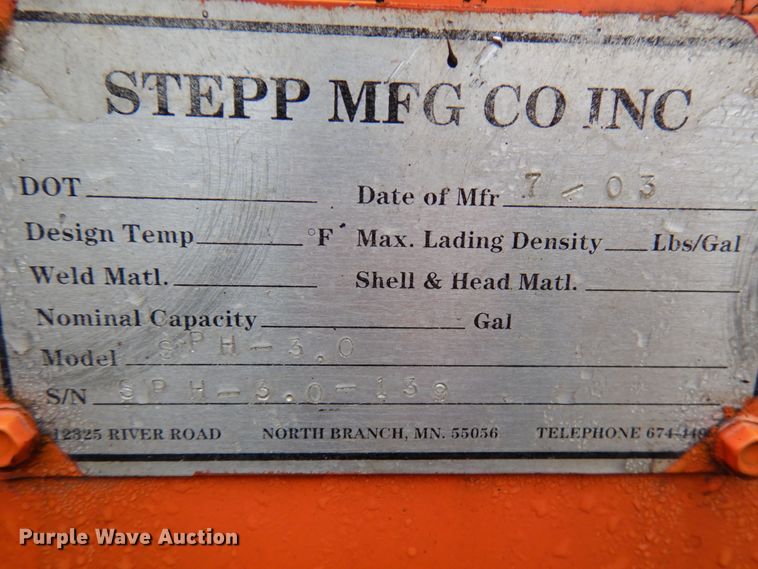 image for item HX9547 Stepp Manufacturing SPH-3.0  asphalt hot box