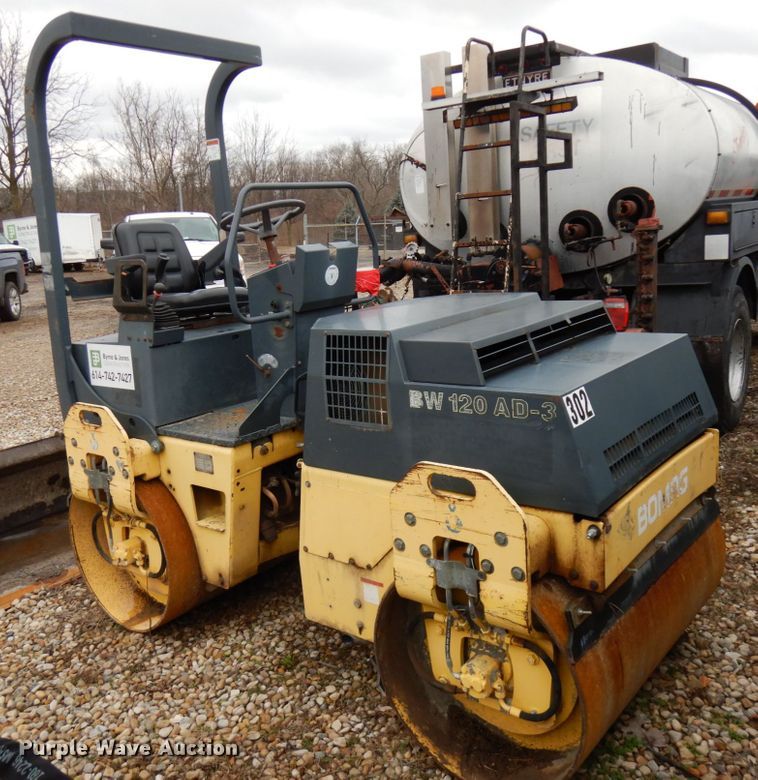image for item HX9556 1997 Bomag BW120AD-3  double drum vibratory roller