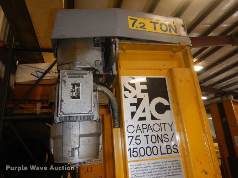 image for item IG9183 Sefac four post column lift