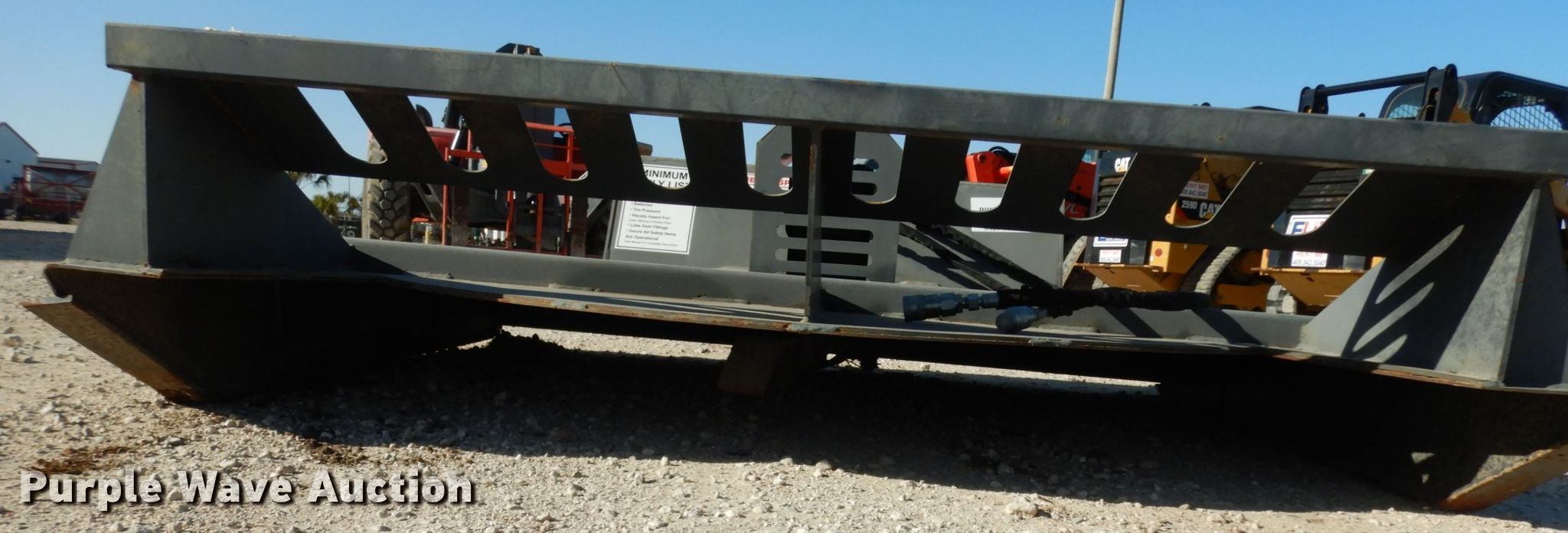 Wolverine skid steer mower in Beaumont, TX Item DJ8184 sold Purple Wave