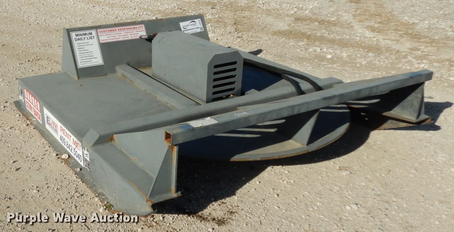 Wolverine skid steer mower in Beaumont, TX Item DJ8185 sold Purple Wave