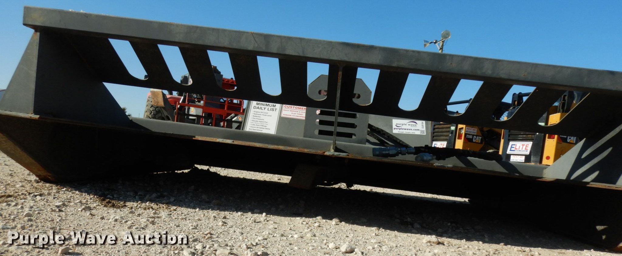 Wolverine skid steer mower in Beaumont, TX Item DJ8185 sold Purple Wave