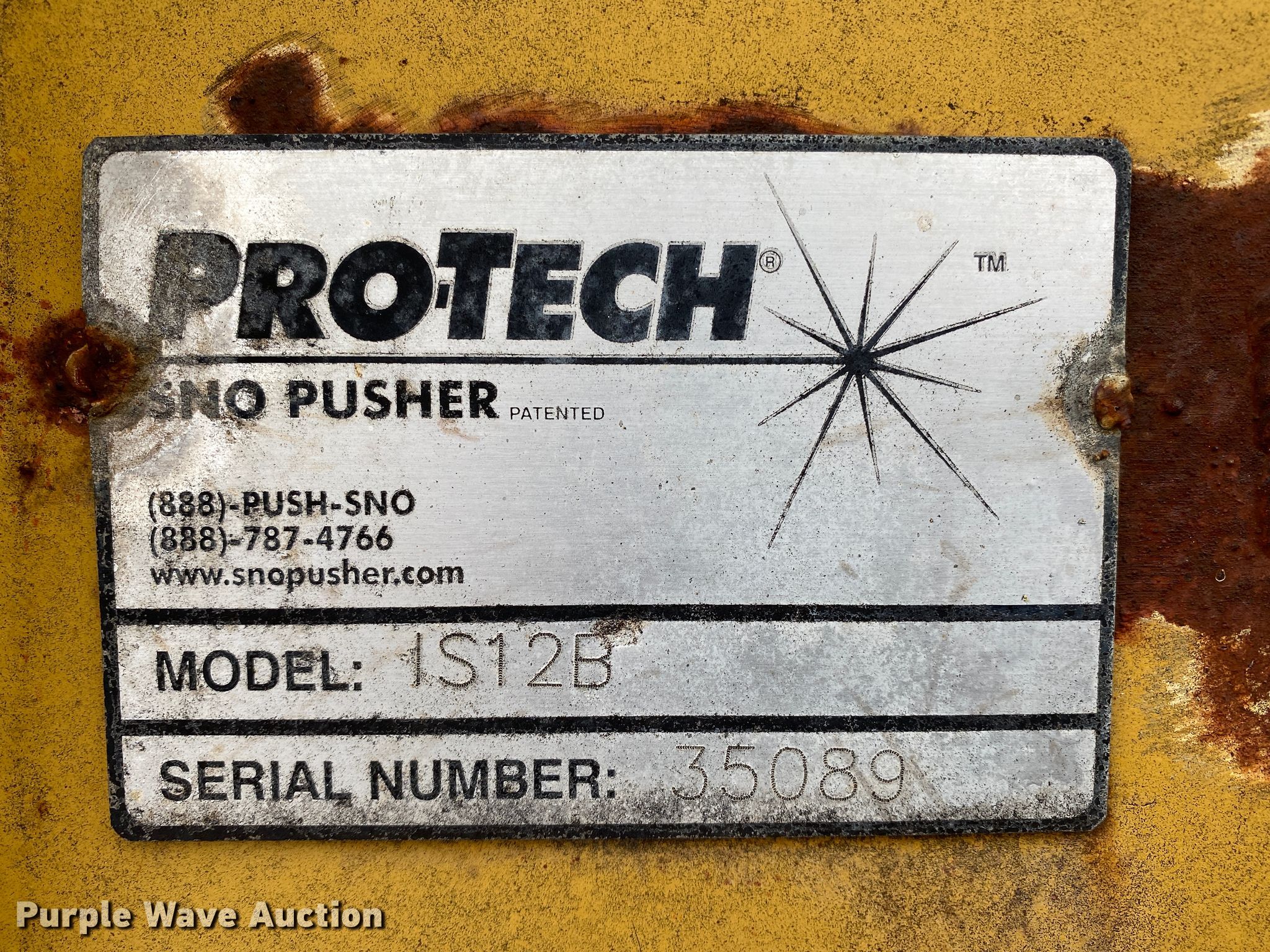 Pro-Tech IS12B snow pusher in Springfield, MO | Item HR9374 sold ...