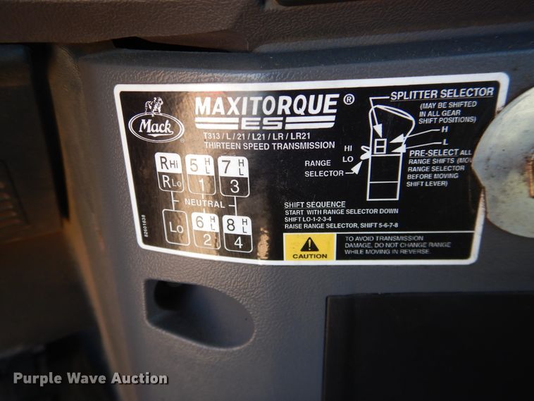 image for item DG1524 2015 Mack CHU613  semi truck