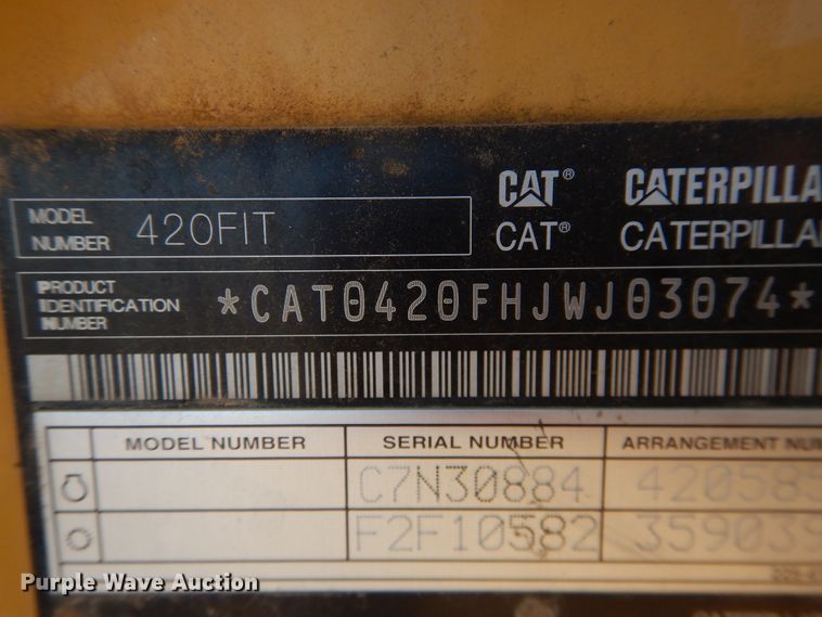 image for item DG1528 2015 Caterpillar 420F IT  backhoe