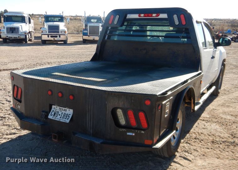 image for item DG1532 2012 Chevrolet Silverado 1500  Ext. Cab flatbed pickup truck