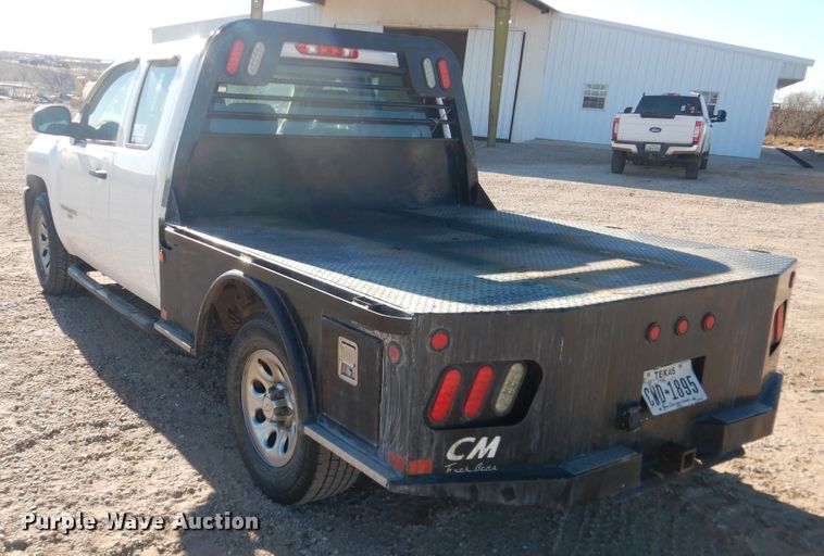 image for item DG1532 2012 Chevrolet Silverado 1500  Ext. Cab flatbed pickup truck