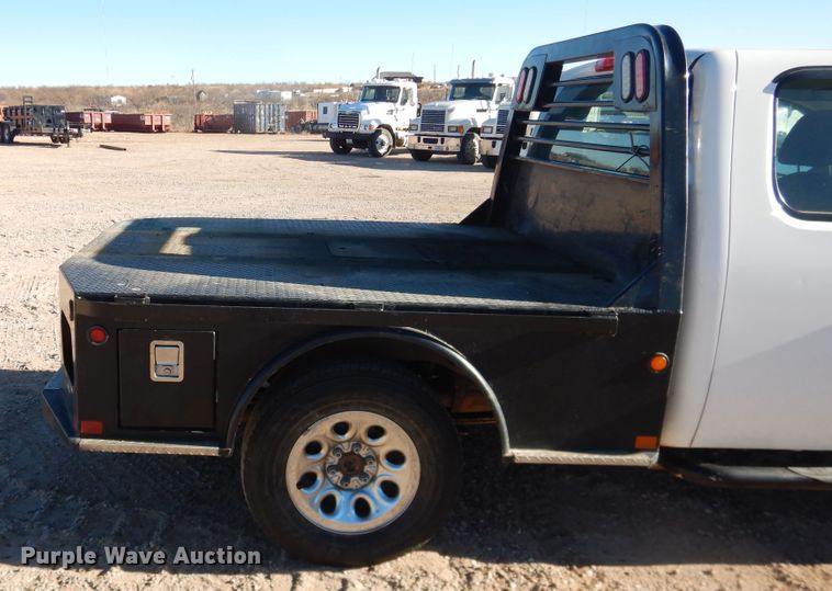 image for item DG1532 2012 Chevrolet Silverado 1500  Ext. Cab flatbed pickup truck