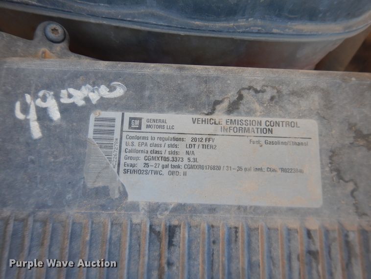 image for item DG1532 2012 Chevrolet Silverado 1500  Ext. Cab flatbed pickup truck