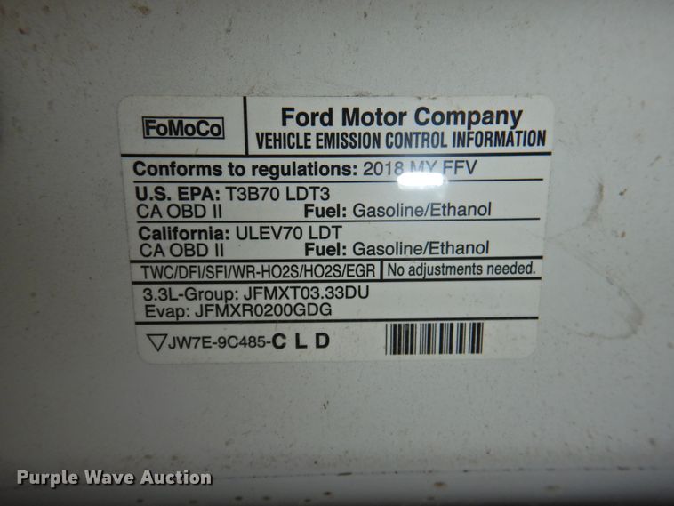 image for item DG1533 2018 Ford F150  pickup truck