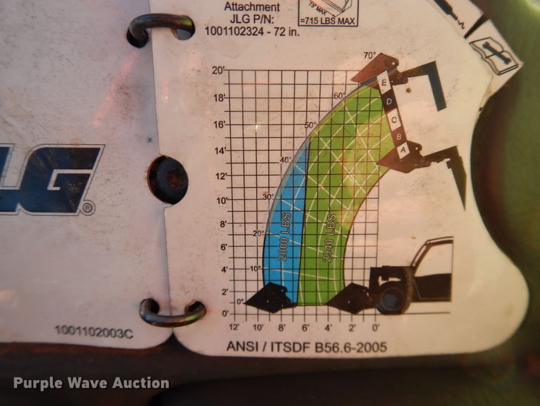 image for item DG1536 2017 JLG G5-18A  telehandler