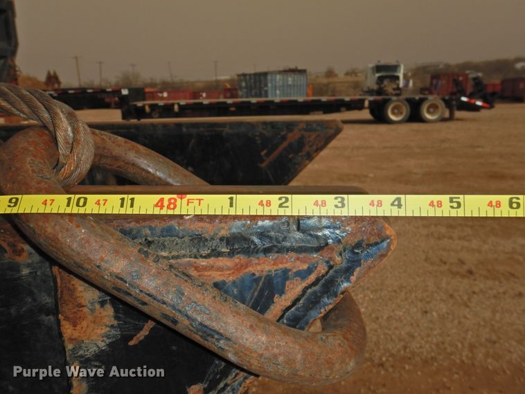 image for item DG1539 2000 Clement D6ROT4829 roll-off container trailer