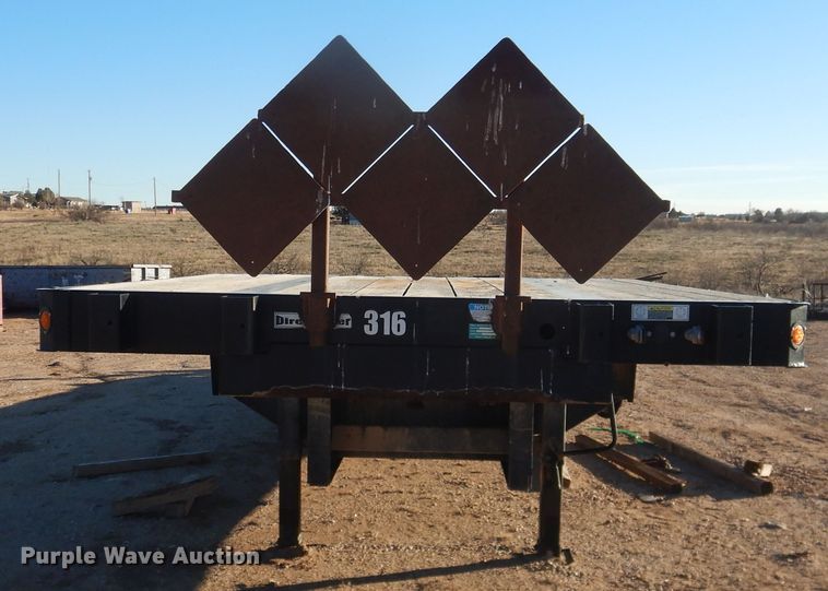 image for item DG1540 2015 Direct Trailer DT48SLDTCRA drop deck equipment trailer