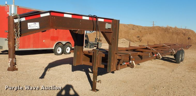 image for item DG1564 2015 shop built pipe trailer