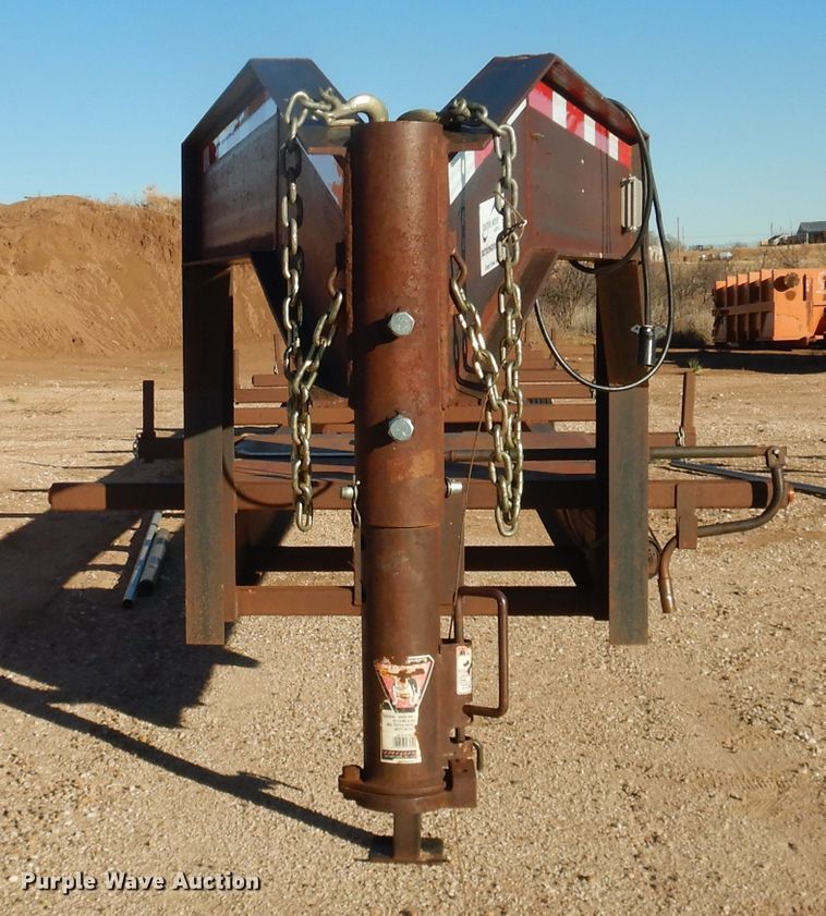 image for item DG1564 2015 shop built pipe trailer