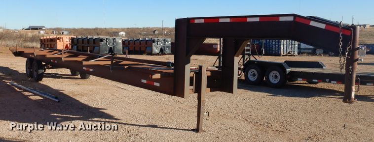 image for item DG1564 2015 shop built pipe trailer