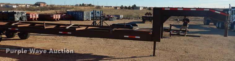 image for item DG1564 2015 shop built pipe trailer