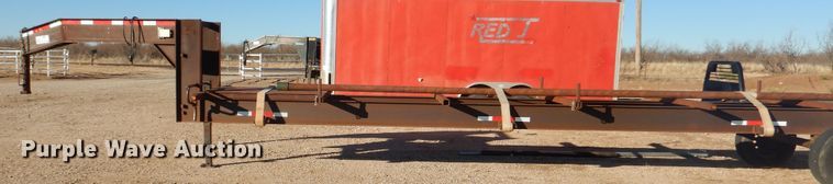 image for item DG1564 2015 shop built pipe trailer