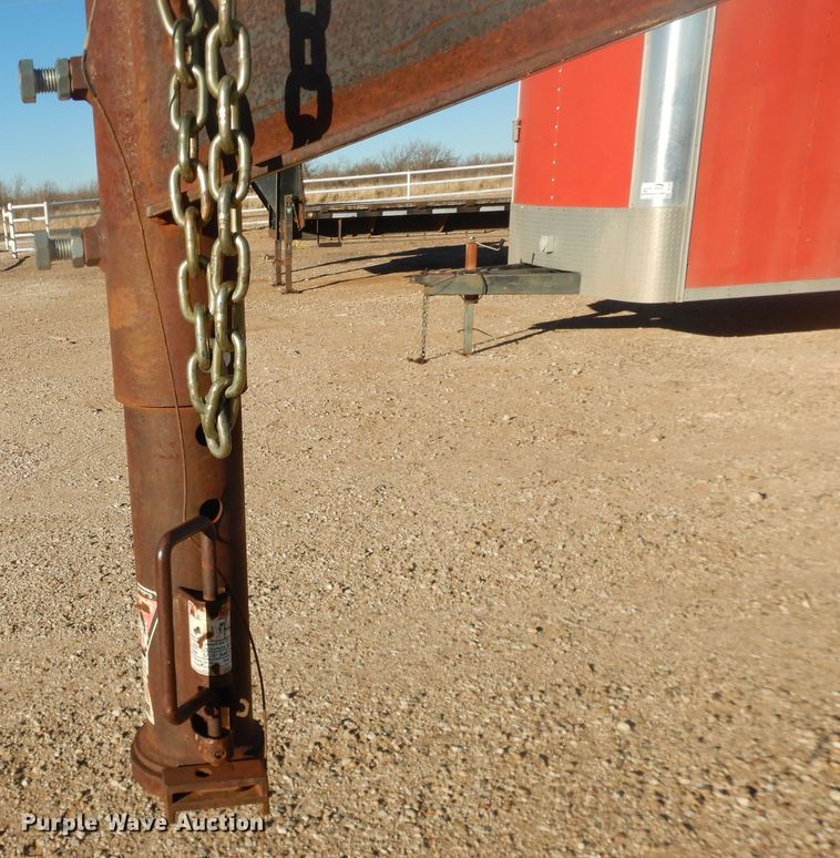 image for item DG1564 2015 shop built pipe trailer