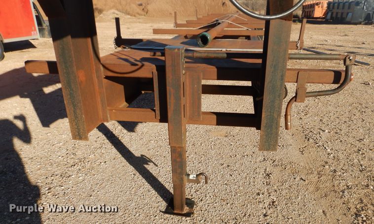 image for item DG1564 2015 shop built pipe trailer