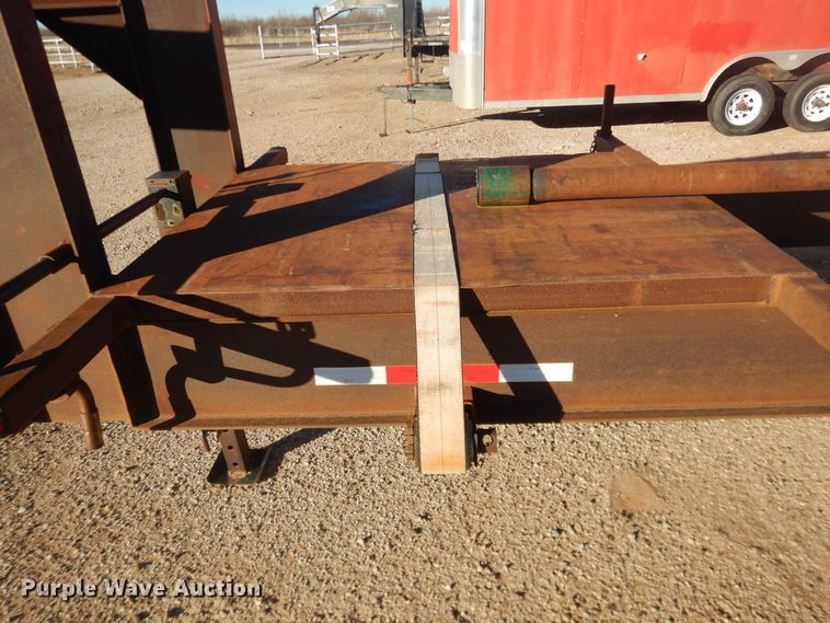 image for item DG1564 2015 shop built pipe trailer