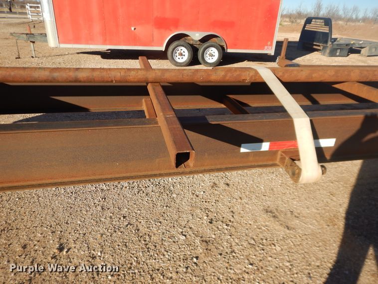 image for item DG1564 2015 shop built pipe trailer