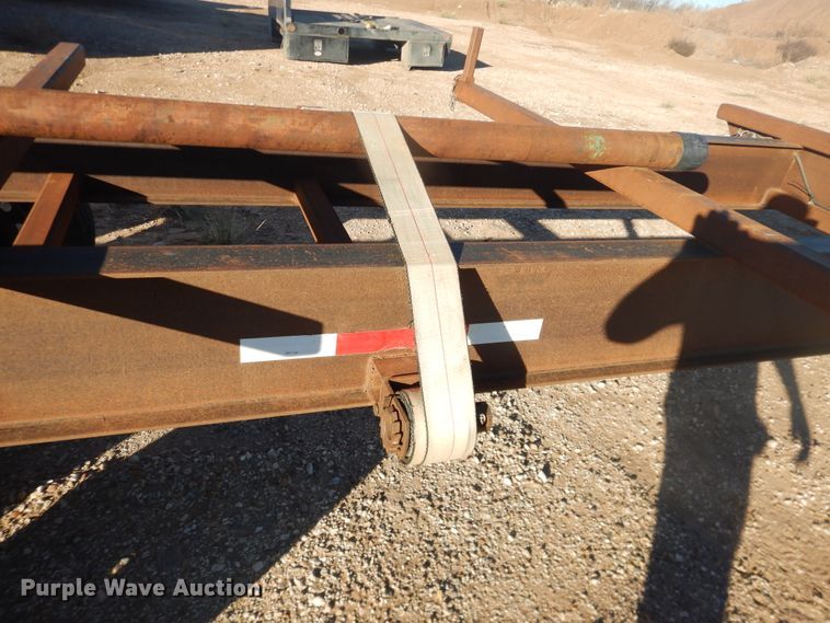 image for item DG1564 2015 shop built pipe trailer