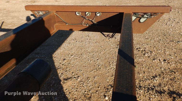 image for item DG1564 2015 shop built pipe trailer