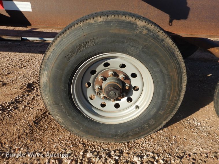 image for item DG1564 2015 shop built pipe trailer