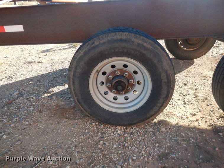 image for item DG1564 2015 shop built pipe trailer