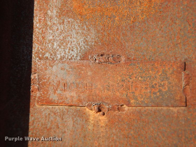 image for item DG1564 2015 shop built pipe trailer